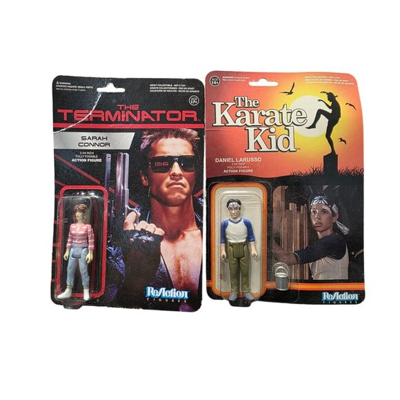 Funko Terminator & Daniel Larusso ReAction Action Figure New - Picture 3 of 9